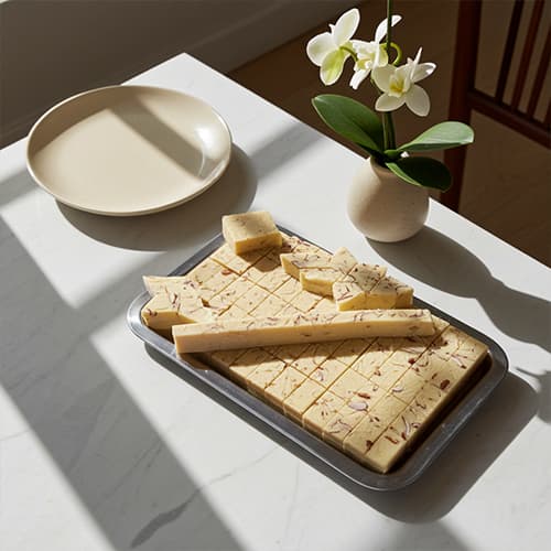 Badam Barfi | Almond Burfi | Traditional Indo Pak Sweets