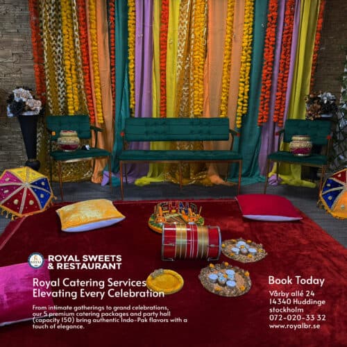 Mehndi Ceremony Catering Setup